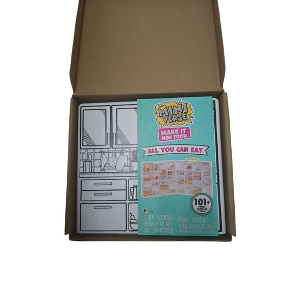 MGA's Mini Verse Make It Mini Food ALL YOU CAN EAT Collection 101+ Pieces - NEW - Picture 1 of 1